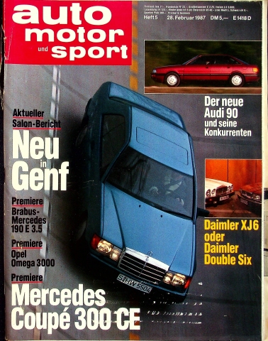 Deckblatt Auto Motor und Sport (05/1987)